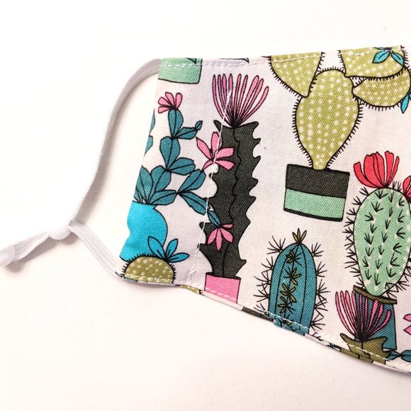 High Quality Face Masks in Cactus Print - Picture 4 of 6
